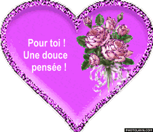 Gif animé amour coeur
